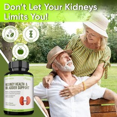 Kidney Health & Bladder Support – Detox & Repair, Urinary Tract Health & Bladder