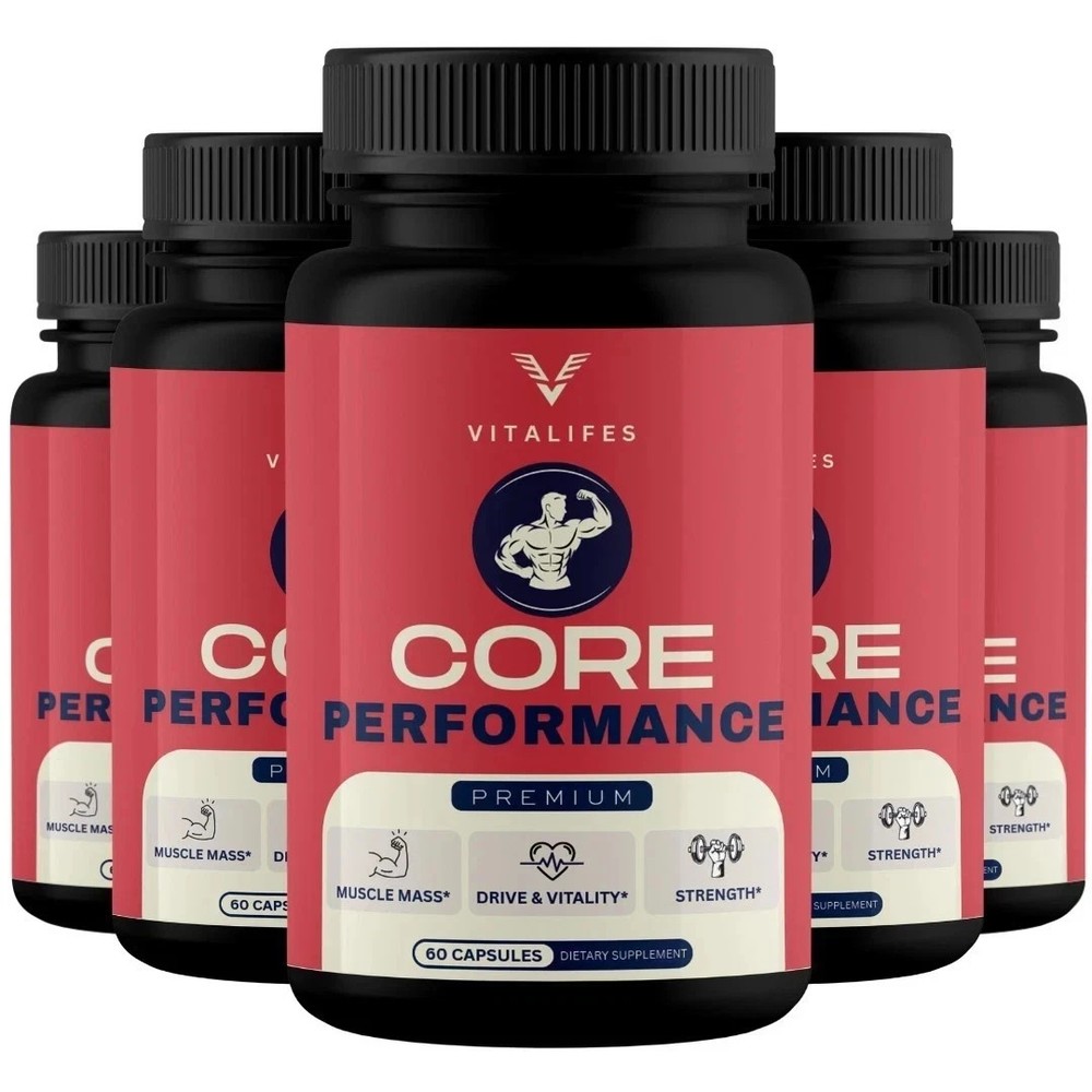 (5 Pack) Core Performance Advanced Formula Stamina Support Booster 60 Capsules