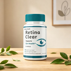 Clear Retina Capsules, RetinaClear Eye Healthy Vision Support (1 Bottle)