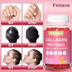 Premium Collagen Gummies Hydrolyzed for Healthy Skin, Joints, Hair & Nails 60pcs