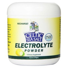 Celtic Sea Salt Electrolyte Powder Mineral Hydration Blend No Sugar Additives