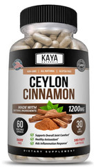 (2 Pack) True Organic Ceylon Cinnamon 1200mg High Potency Blood Sugar SUPPORT