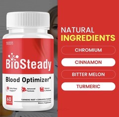 Biosteady Capsules Blood Optimizer Bio Steady Regulate Blood Sugar Levels (60ct)