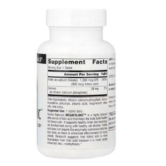 Source Naturals, 2 PACK, MegaFolinic 800 mcg Folinic Acid, 240 Tablets each