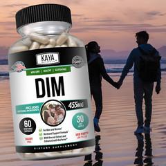 DIM Ultra Supplement 60ct, With Bioperine, Premium Hormonal Support Formula