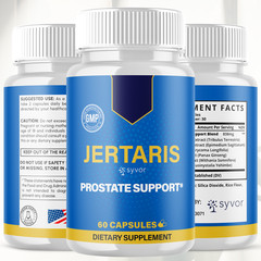(3 Pack) Jertaris Pills Advanced Prostate & Bladder Support Formula 180 Capsules