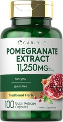 Pomegranate Extract Capsules | 11250mg | 100 Count | Non-GMO | US Stock