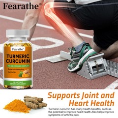 High Purity Curcumin Supplements Black Pepper Extract 750mg 120 Capsules US
