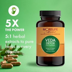 Ayurvedic Detox & Immune Support Supplement Triphala Guggulu, Ginger & Turmeric