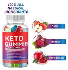 Keto Slimming Gummies 175,000mg Apple Cider Vinegar ACV Weight Loss 60 Gummy USA