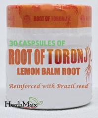 Lemon balm root capsules raiz de toronjil brazil seed weight loss burns fat