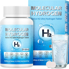Hydrogen Water Tablets with Magnesium – 12 PPM H2 Molecular Hydrogen Tablets for