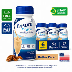 Ensure Original Meal Replacement Nutrition Shake Butter Pecan 8 Fl Oz 6 Count