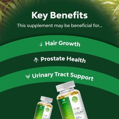 Saw Palmetto Extract 1000mg Prostate Supplement Urinary Men Health 240 Capsules