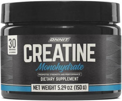 ONNIT Creatine Monohydrate Powder, Strength & Power Support, 30 Servings, 5.29oz