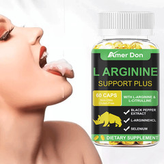 60 Nitric Oxide Booster Supplement w/ L-Arginine Premium Workout Muscle Capsule