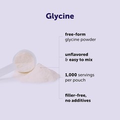 Glycine Powder, 1KG – 1000 Servings of Sleep & Relaxation Support