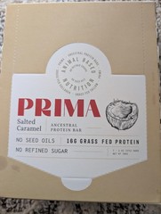 Prima Salted Caramel Ancestral Protein Bar 16g Grass Fed Protein 7-2oz./57g New