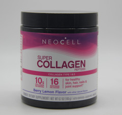 Neocell Super Collagen Type 1 & 3, Peptides, 6.7 oz (190g) Lot of 2, 1/25 & 5/25