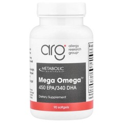 2 X Metabolic Maintenance, Mega Omega�, 90 Softgels (1,000 mg per Softgel)
