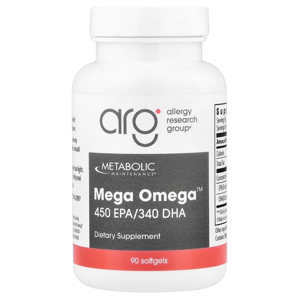 2 X Metabolic Maintenance, Mega Omega�, 90 Softgels (1,000 mg per Softgel)