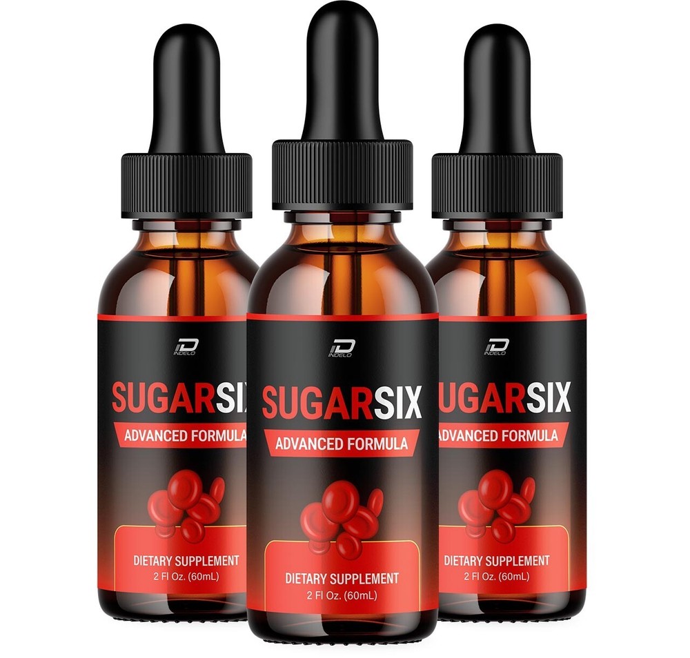 (3 Pack) Sugar Six Drops Healthy Formula – SugarSix Liquid Drops, All Natural