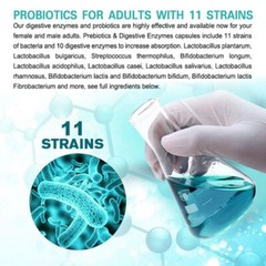 Probiotics + Digestive Enzymes & Prebiotics – Best Gut Health Supplement