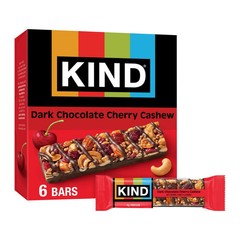 KIND Bars, Dark Chocolate Cherry Cashew + Antioxidants, Gluten Free, 1.4 Ounce