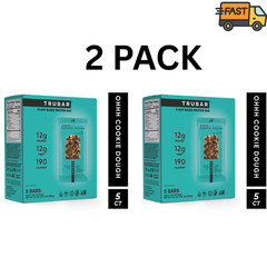 TRUBAR Plant Protein Bars Cookie Dough 10ct | Vegan Snack Bars