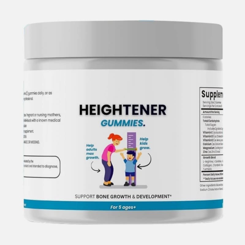 – Natural Height Growth Supplement For Kids, Teens And Adults Heightener Gummies