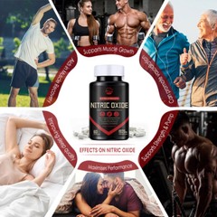 Nitric Oxide Booster Capsules – L-Arginine, L-Citrulline 1920mg Muscle Support