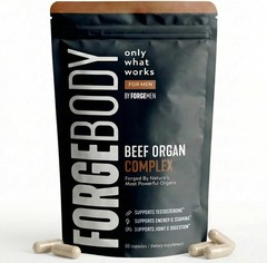 Beef Organ Complex Capsules – 100% Grass Fed Beef Organ Supplements, 1 Month