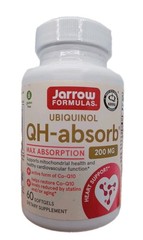 NEW SEALED Jarrow Formulas Ubiquinol QH-absorb, 200 Mg-60 Softgels, 07/28