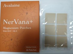 Avalaine Nervana+ Vitamin B12 Patches containing Magnesium 30 Pieces Soothing Pa