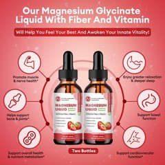 40 Packs Premium Magnesium Liquid Drops,Improve Sleep,Promote Nerve Health ~