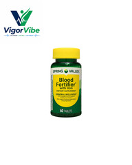 Spring Valley Blood Fortifier with Iron Tablets, General Wellness, 60 Count