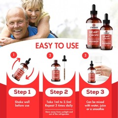 Heartdrops Herbal Supplements, Mistletoe Aged Garlic, 3.4 fl oz, Cinnamon