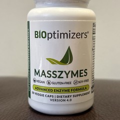 BiOptimizers MassZymes Digestive Enzymes 30 Caps New Sealed Exp 04/2027