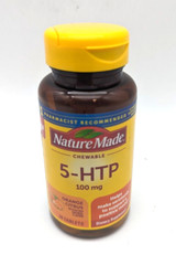 Nature Made 5-Htp Chewable – Orange Citrus 100 mg 30 Chewables Exp 01/2025