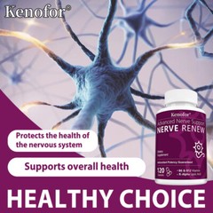 Advanced Nerve Support Brain Nervous Health Benfotiamine 600mg 120 Capsules