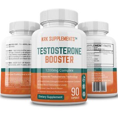 1 Bottle Testosterone Booster Tribulus Terrestris Chrysin Low Test Boost Natural