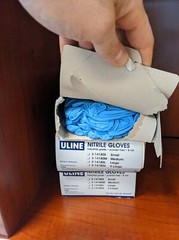 100FDA Certified Nitrile Gloves SIZE: X-LARGE *ONE BOX* in USA – FREE SHIPPING!