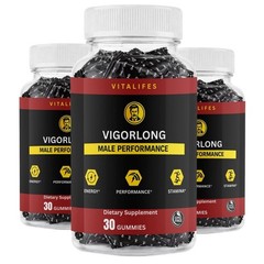(3 Pack) VigorLong Gummies for Men – Vigor Long Male Gummies All-Natural 30Gummy