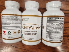 3 STEMALIVE STEM FOOD HOLISTICS NUTRITION FOR STEM CELLS 90 CAPSULES EA 06/2025