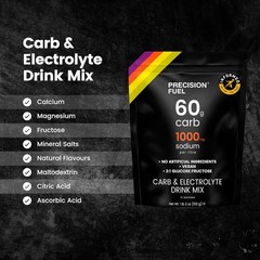 Precision Fuel PF60 Carb&Electrolyte Drink Mix Powder for Hydration&Energy – End