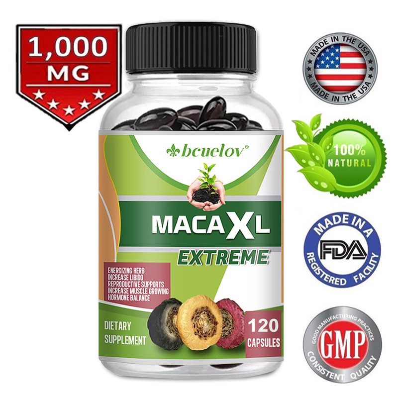 Maca 1000mg Shape Butt Booty Shaper Super Macaxl Pretty Butt 120 Capsules