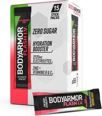 BODYARMOR Flash IV Electrolyte Packets, 0.25 Ounce (Pack of 15), Red