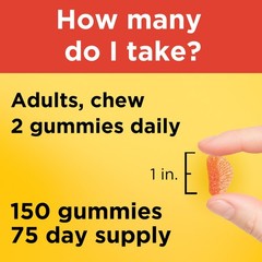 Vitamin C 250mgPer ServingGummies,Dietary Supplement for Immune Support,150Count