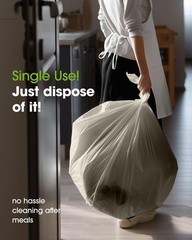 Pureegg Plastic Table Cloth Disposable 10 Pack, 84” Round Table Cloths, Part…
