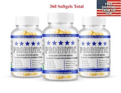 3 ULTRA PROBIOTIC 100 Billion CFUs NOW ULTIMATE FLORA PRIMAL NATURE’S KEY ALIGN